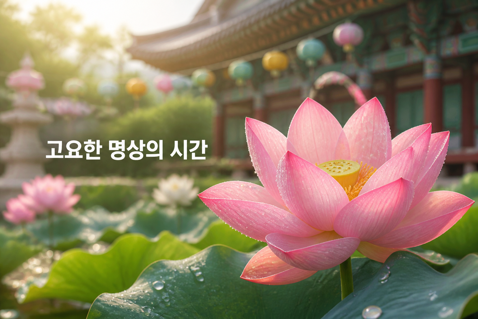 조계사 연꽃축제에서 보내는 고요한 명상의 시간